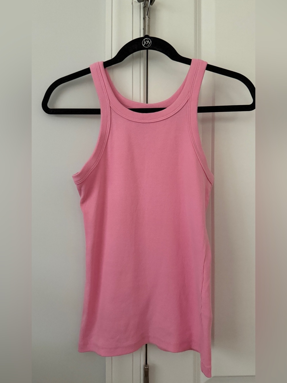 H&M Pink Ribbed Tank Top NWOT